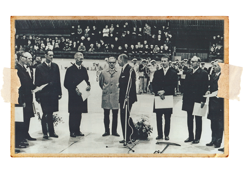 Invigning av ishallen