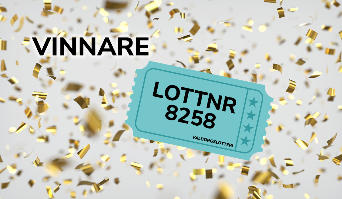 Vi har en vinnare i Valborgslotteriet